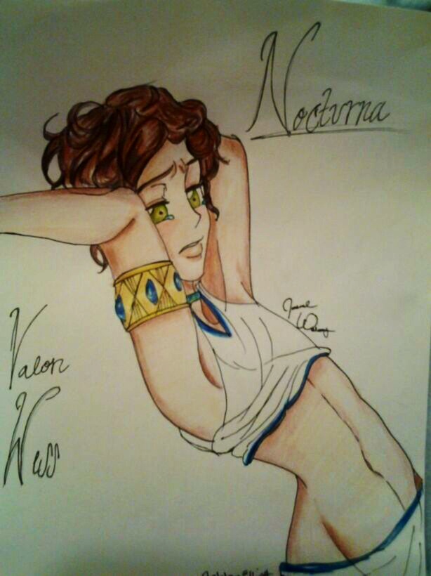 Valon Wess, Credited to Jasmine Williams, Nocturna's first fan artist and my best friend.